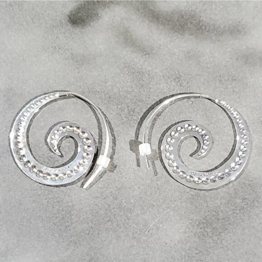 Sterling silver stamped 925 Mexican boho earrings